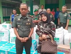 Giliran Kodim 1411 Bulukumba Bersama Dinsos Kirim Bantuan Kemanusiaan ke Lokasi Banjir di Wajo