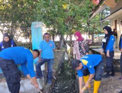 Tim Tagana Kembali Bersihkan Drainase di Sejumlah Titik