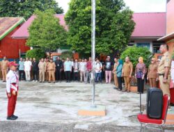 Bupati Andi Utta Jadi Irup di SDN 2, Sekaligus Pantau Gerakan Ayah Mengantar Anak Hari Pertama 