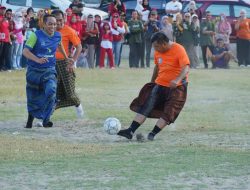 Bupati Andi Utta Ikut Perkuat Tim Pemkab Pada Liga Sepak Bola Lawan Tim DPRD