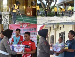 Jelang HUT Polwan, Srikandi Polres Bulukumba Gelar Bakti Religi dan Baksos