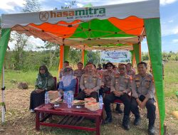 Dukung Swasembada Pangan, Polres Bulukumba Panen Jagung di Taccorong