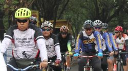 Fun Gowes Brimob Polda Sulsel,  Tinjau Bakal Lokasi Pemakaman hingga Silaturahmi Personel Pensiun