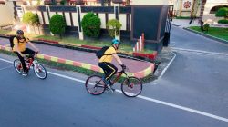 Gowes 11 Km, Kabag Ops Brimob Sulsel Contohkan Efisiensi BBM