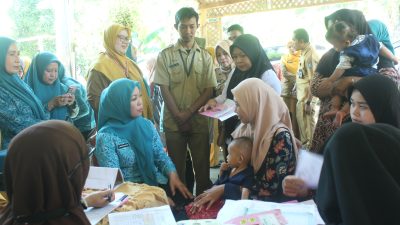 Pastikan Berjalan Optimal, Ketua TP PKK Andi Herfida Muchtar Turun Monev Posyandu Era Baru