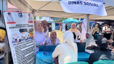 Hari Pertama Jambore Pelayanan, Warga Kindang Membludak Manfaatkan Layanan Publik