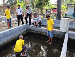 Hasil Kerja WBP Bulukumba, Berhasil Panen 21 Kg Lele. Ini Disampaikan Kalaapas Bulukumba.
